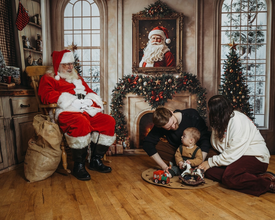 Father Christmas photoshoot Bristol