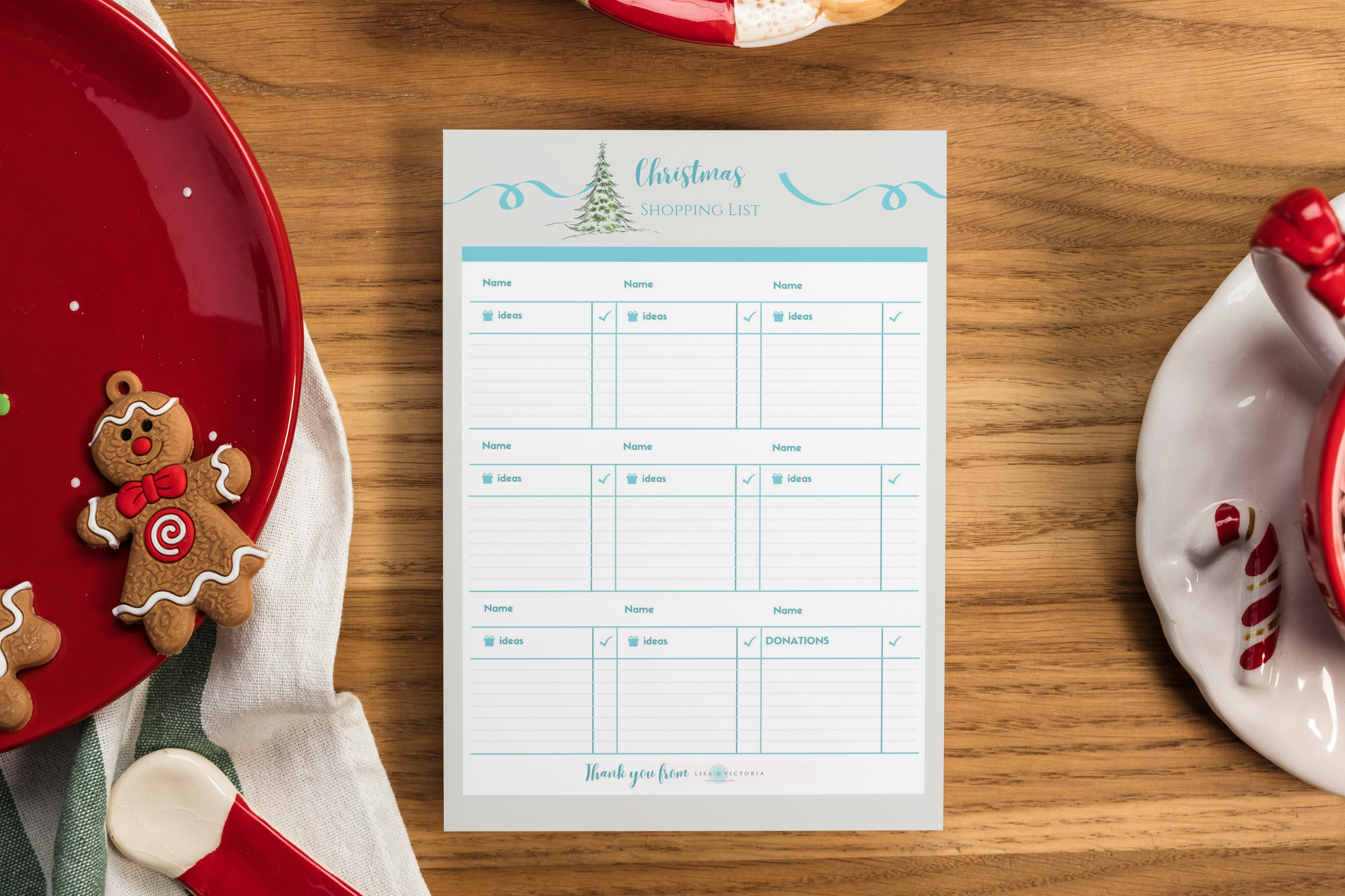 Free Planner mock up