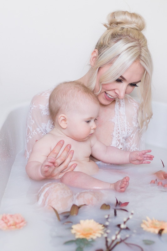 mummy and me milk bath photo