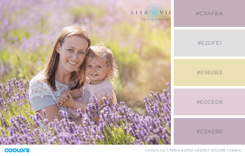 Lavender photo shoot clothing